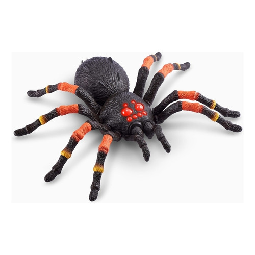 Figura Tarántula Gigante De Juguete Robótica Color Negro