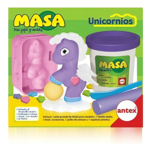 Juego De Masas Unicornios 2106 Antex E. Full