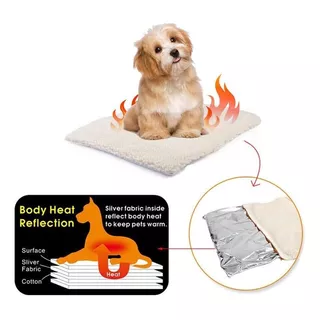 Manta Cama Mascota Alfombra Térmica Self Heating Bed