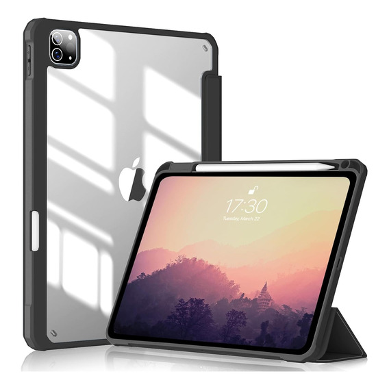 Ziestar  Funda Magnética Para iPad Pro 12.9 Tpu Soft Frame