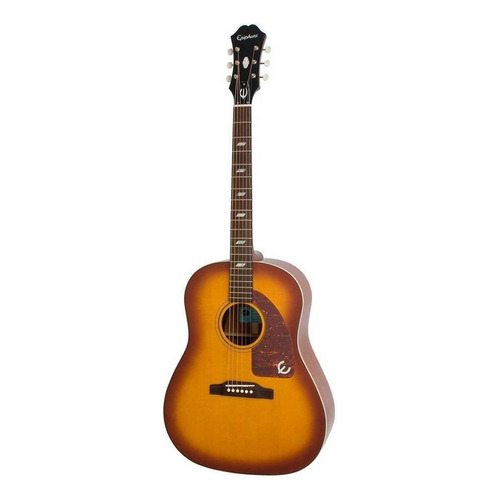 Guitarra Electroacústica Epiphone Limited Edition 1964 Texan para diestros vintage cherry