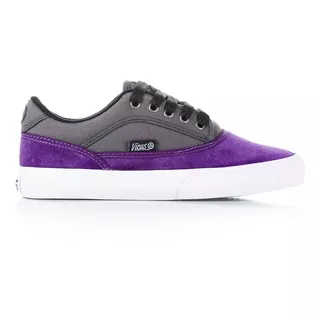 Zapatillas Vicus Genesis Gamuza/lona Gris Violeta