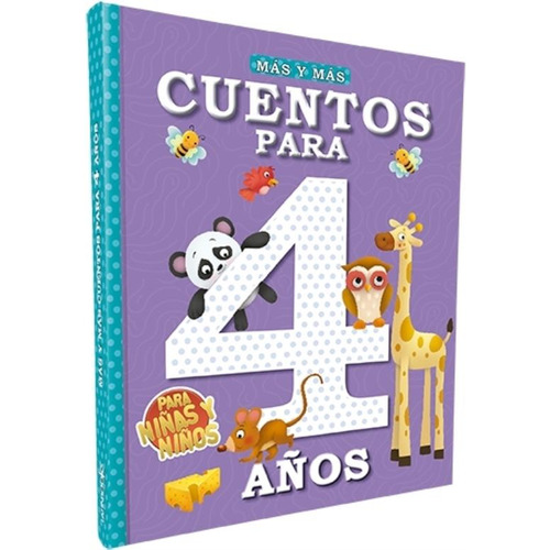 Mas Y Mas… Cuentos Para 4 Años - Para Niñas Y Niños, de No Aplica. Editorial Latinbooks, tapa dura en español