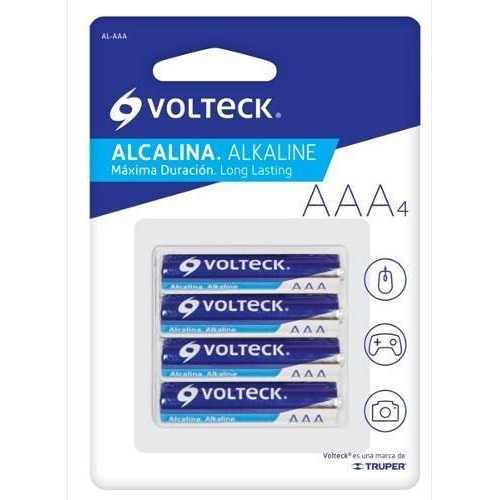Pila AAA Volteck Alcalina 46316 Cilíndrica
