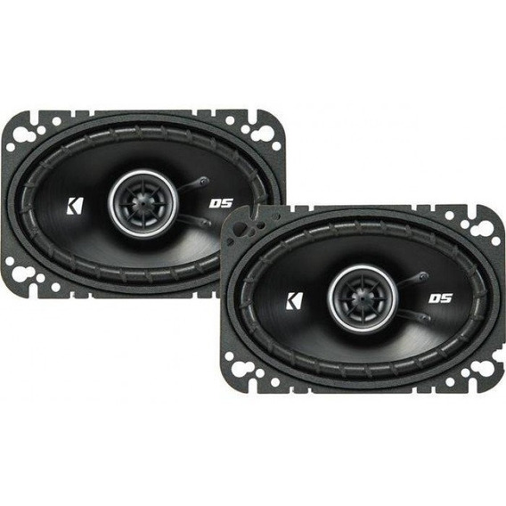 Bocinas Kicker Dsc460 43dsc4604 2v 4x6 Pulgadas 120w 30w Rms Color Negro