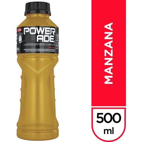 Powerade Manzana Bebida Isotónica  500cc Pack X 6 U