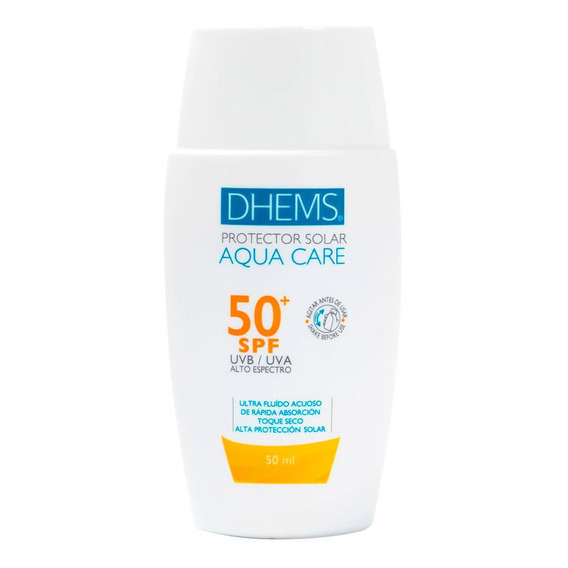Dhems Protector Solar Aqua Care Spf 50+ Toque Seco Sin Color
