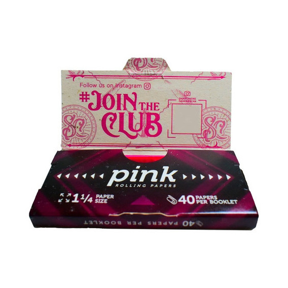 Papel Para Armar Sativa Club Celulosa Color Rosa