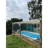 Cabaña En Villa Serrana Piscina Climatizada Y Cerramiento 