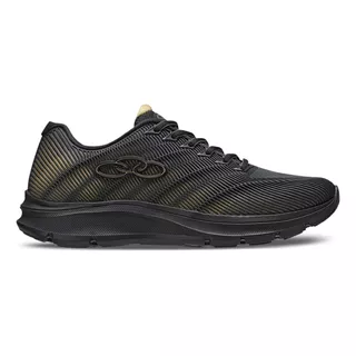 Tênis Masculino E Feminino Esportivo Venum Cor Preto/dourado Tamanho 40 Olympikus