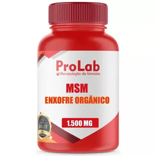 Msm Enxofre Orgânico 1500mg 120 Doses