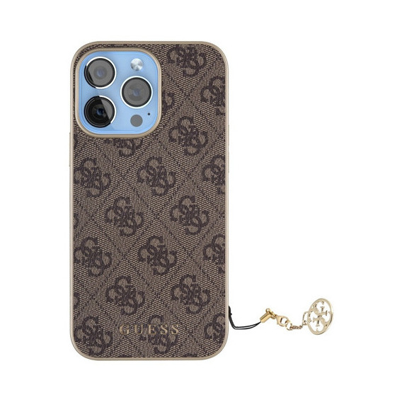 Funda Case Guess Charm iPhone 13, 13 Mini, 13 Pro,13 Pro Max Color Café iPhone 13 Pro Max