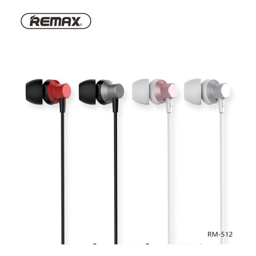 Audifonos Remax Rm-515 3.5 Mm Stereo In-ear Mic - Prophone Color Rojo