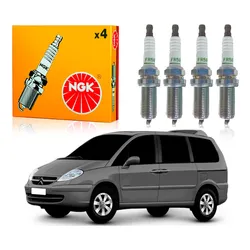  Jogo Velas Ngk C8 2.0 16v Gasolina 2003 A 2005
