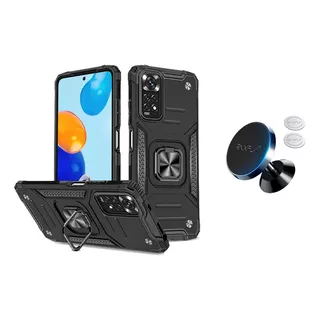 Kit Capa Iron + Suporte Veicular Para Xiaomi Redmi Note 11s