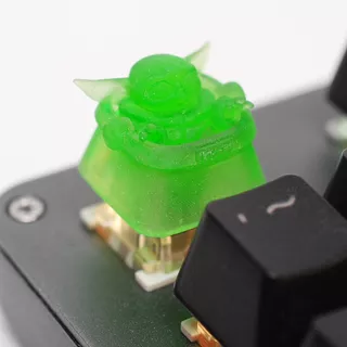 Baby Yoda Keycap Para Teclado Mecânico