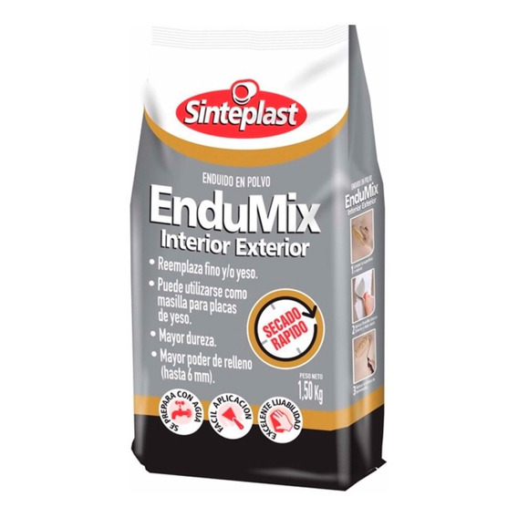 Endumix Interior Exterior Enduido En Polvo 5kgs - Sagitario