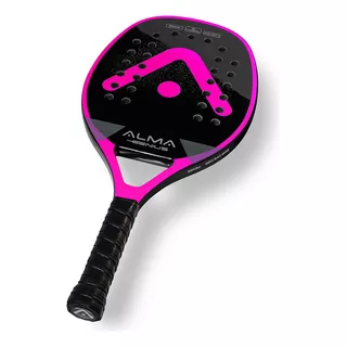 Raquete Beach Tennis Carbono 3k Skagen Rosa Alma Genius