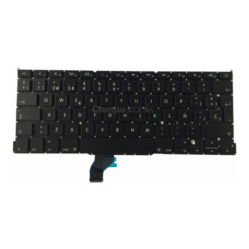 Teclado Apple Macbook Pro 13 A1502 Retina Español Color del teclado Negro