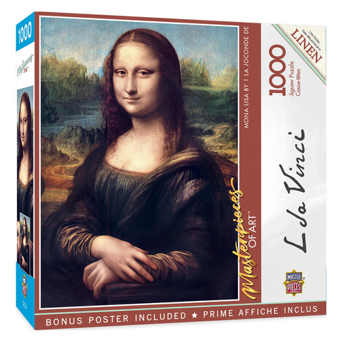 Rompecabezas Monalisa Gioconda Da Vinci 1000 Pz Masterpieces