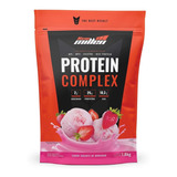 Suplemento Em Pó New Millen  Premium Protein Complex Proteínas Protein Complex Sabor  Iogurte De Morango Em Sachê De 1.8kg