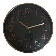 Reloj Pared Marco Color Bronce 25cm