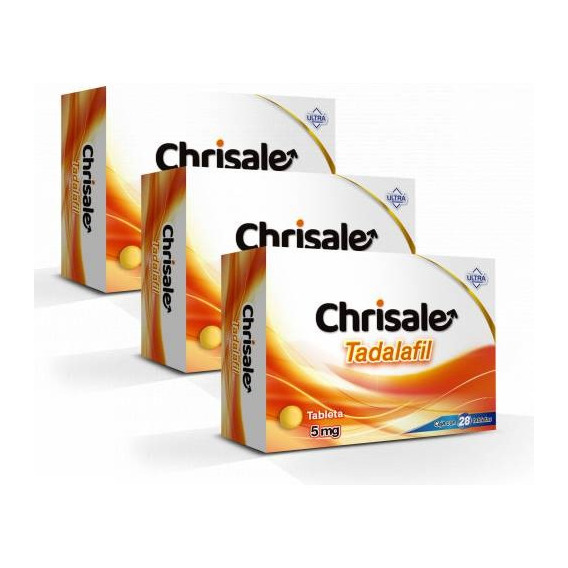 Chrisale Tadalafil 5 Mg Con 28 Tabletas Ultra / 3 Cajas