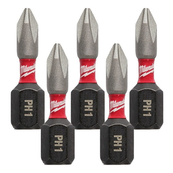 Punta Shockwave Impact Phillips Ph1 X 5 Milwaukee 4832-4661