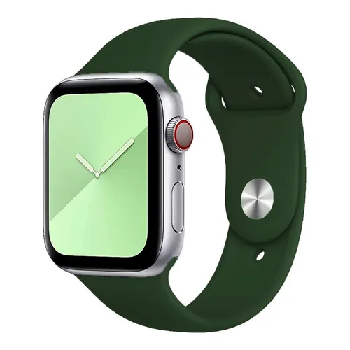 Malla Reloj Silicona Smartwatch Colores Color Verde Oscuro 42 44