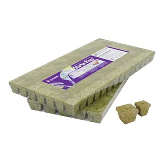 Grodan Pargro Quick Drain Lana De Roca 1.5  Hoja De 98 Cubos