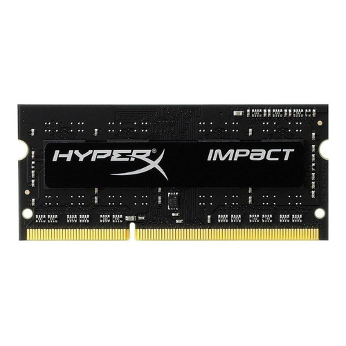 Memoria RAM Impact DDR3 gamer color negro  4GB 1 HyperX HX316LS9IB/4