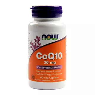 Coenzima Coq Q10 Now 30 Mg 60 Cáps Importado