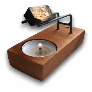 Incensário De Palo Santo + Lasca De Palo Santo De Brinde