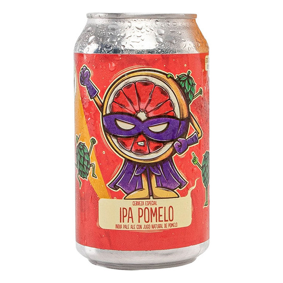 Pack 12 Cerveza Artesanal Kross Ipa Pomelo 355cc Lata