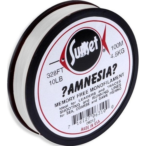 Nylon Amnesia 10 Lbs-0.29mm 100mts Color Blanco