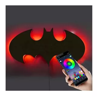 Cuadro Luminoso En Forma De Batman