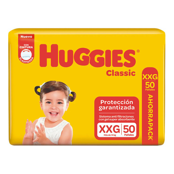 Pañales Huggies Classic Xxg X 50 Un