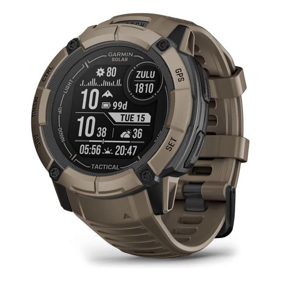 Smartwatch Instinct 2x Solar - Tactical Edition, Coyote Tan