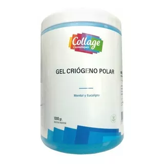 Gel Criógeno Polar Relajante Refrescante Mentol 1kg Collage