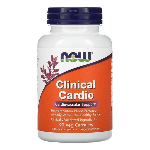 Now Foods Clinical Cardio - 90caps - Soporte Cardiovascular - Sin Sabor