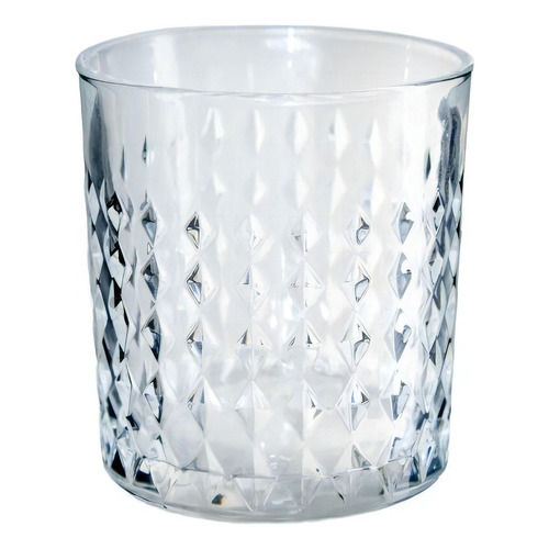 Set X6 Vasos De Vidrio Whisky Vaso Bajo Color Transparente