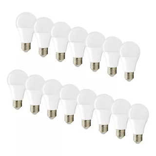 Kit 15 Lâmpada Led 15w Bulbo Soquete E27 Bivolt Luz Frio Cor Da Luz Branco-frio 110v/220v (bivolt)