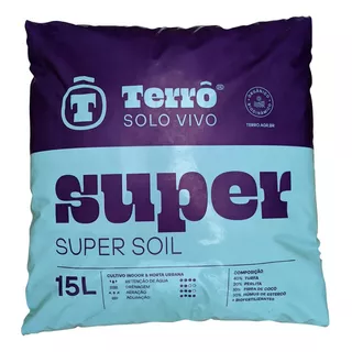 Super Mix - 15 Litros - Substrato Organico Grow Indoor