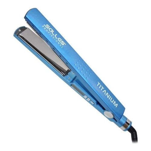 Chapinha de cabelo Salles Profissional PRO Nano Titanium azul 110V