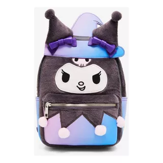 Her Universe Kuromi Witch Fuzzy Mini Backpack 