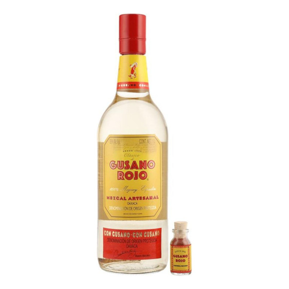 Mezcal Gusano Rojo Clasico Joven 1 L