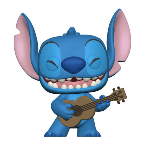 Figura de acción  Stitch con ukelele Lilo & Stitch 55615 de Funko Pop!