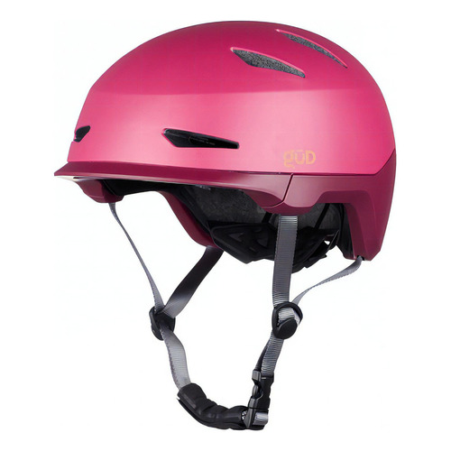 Casco Bicicleta Urbano Gud Block Ciclismo Regulable Color Violeta Talle M