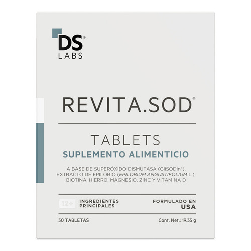Revita.sod® Tabletas Para La Pérdida De Cabello Por Estrés DS Laboratories Regeneración capilar