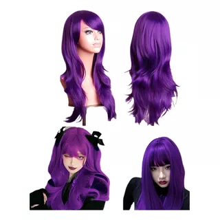 Cosplay Pelucas Cabello Sinteticas Larga Ondulada Multicolor